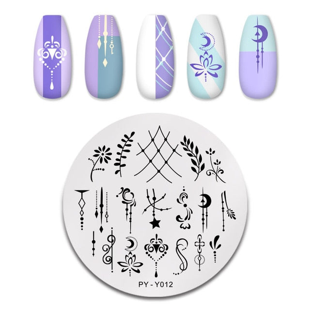 PICT YOU Nail Art Stamping Plates-3 alfamoba