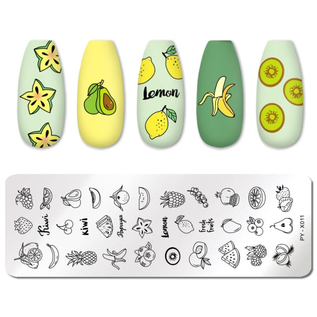 PICT YOU Nail Art Stamping Plates-3 alfamoba