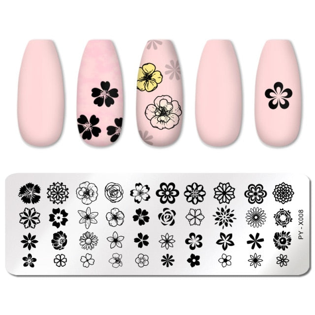 PICT YOU Nail Art Stamping Plates-3 alfamoba