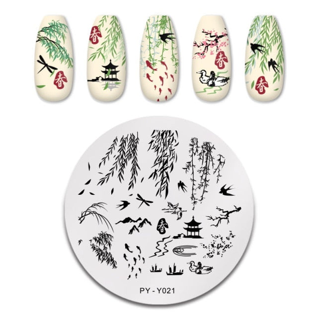 PICT YOU Nail Art Stamping Plates-3 alfamoba