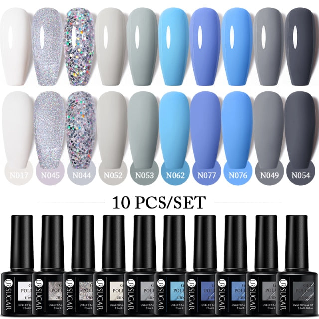 UR SUGAR Gel Nail Polish Set Neon - 10Pcs/set alfamoba