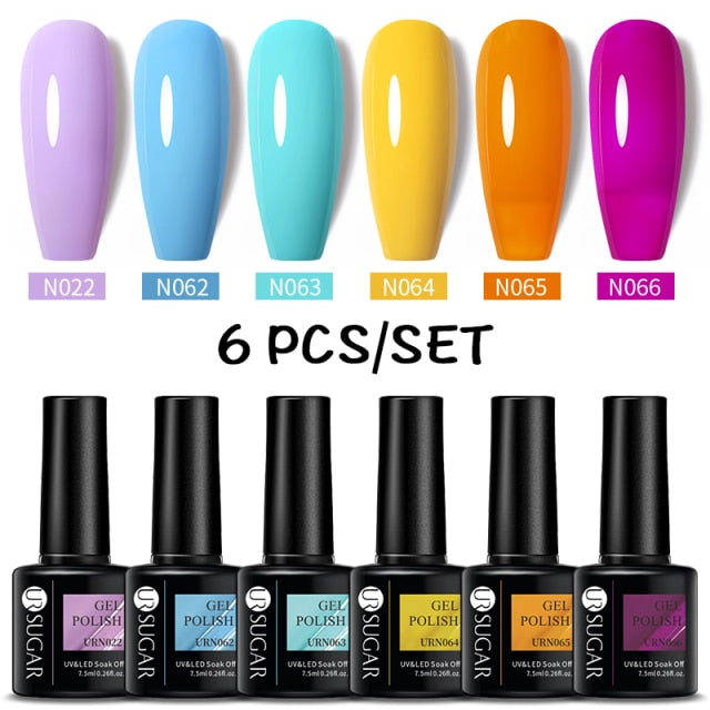 UR SUGAR Gel Polish Set -06/Pcs alfamoba