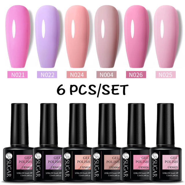 UR SUGAR Gel Polish Set -06/Pcs alfamoba