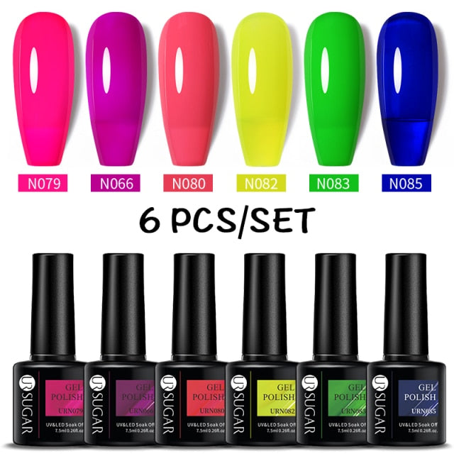 UR SUGAR Gel Polish Set -06/Pcs alfamoba