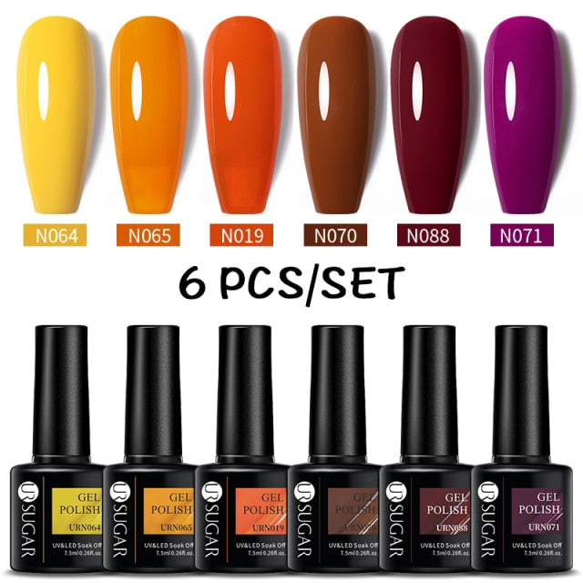 UR SUGAR Gel Polish Set -06/Pcs alfamoba