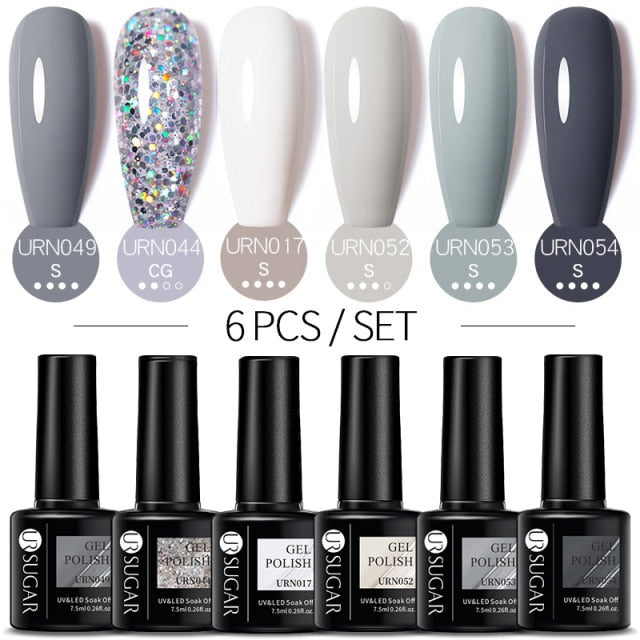 UR SUGAR Gel Polish Set -06/Pcs alfamoba