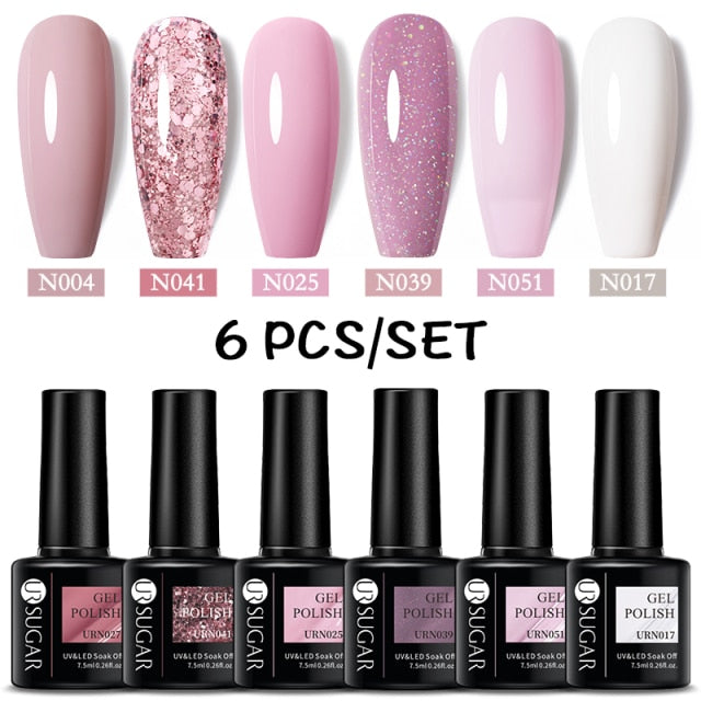 UR SUGAR Gel Polish Set -06/Pcs alfamoba