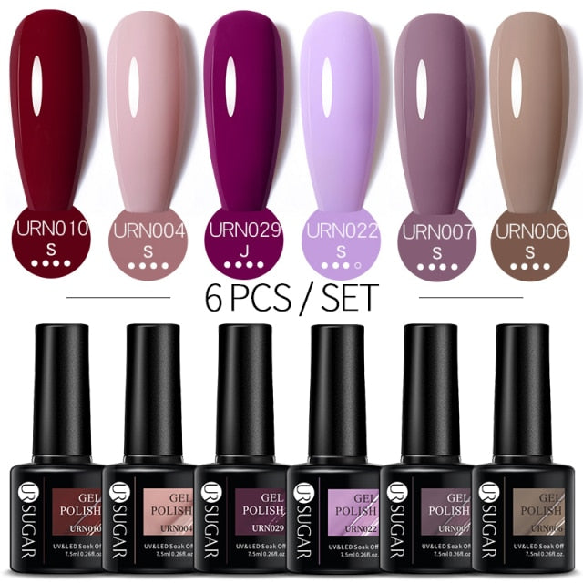 UR SUGAR Gel Polish Set -06/Pcs alfamoba