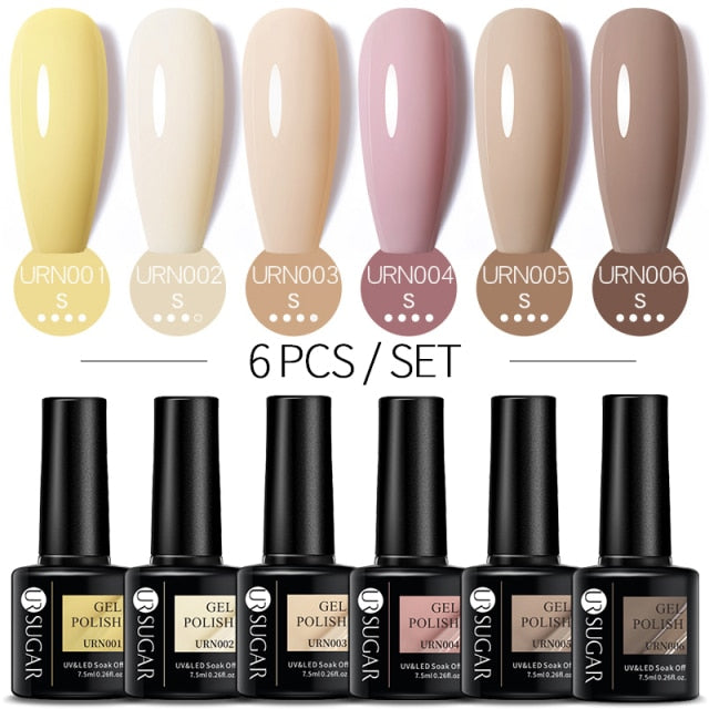 UR SUGAR Gel Polish Set -06/Pcs alfamoba