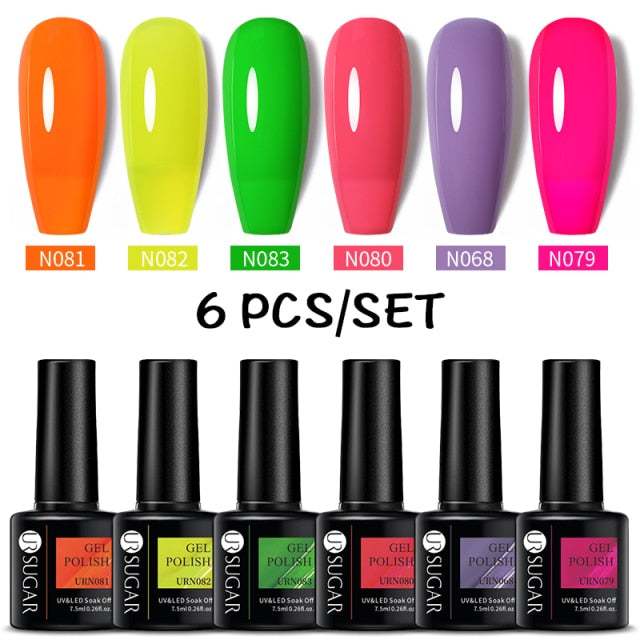 UR SUGAR Gel Polish Set -06/Pcs alfamoba